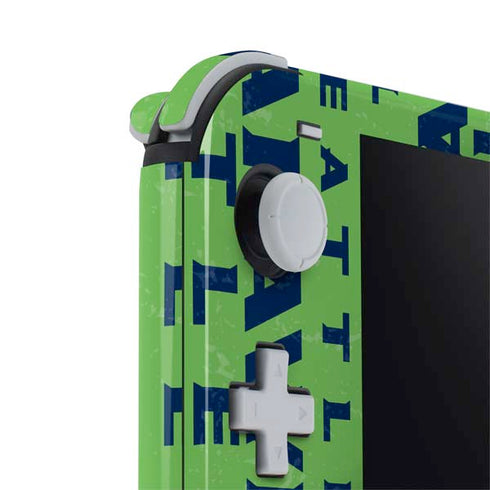 NFL Seattle Seahawks - Blast Green Nintendo Switch Lite Skin
